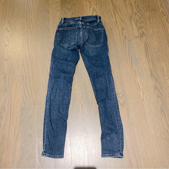 Frame le skinny de Jeanne crop indigo denim - Picture 7 of 11